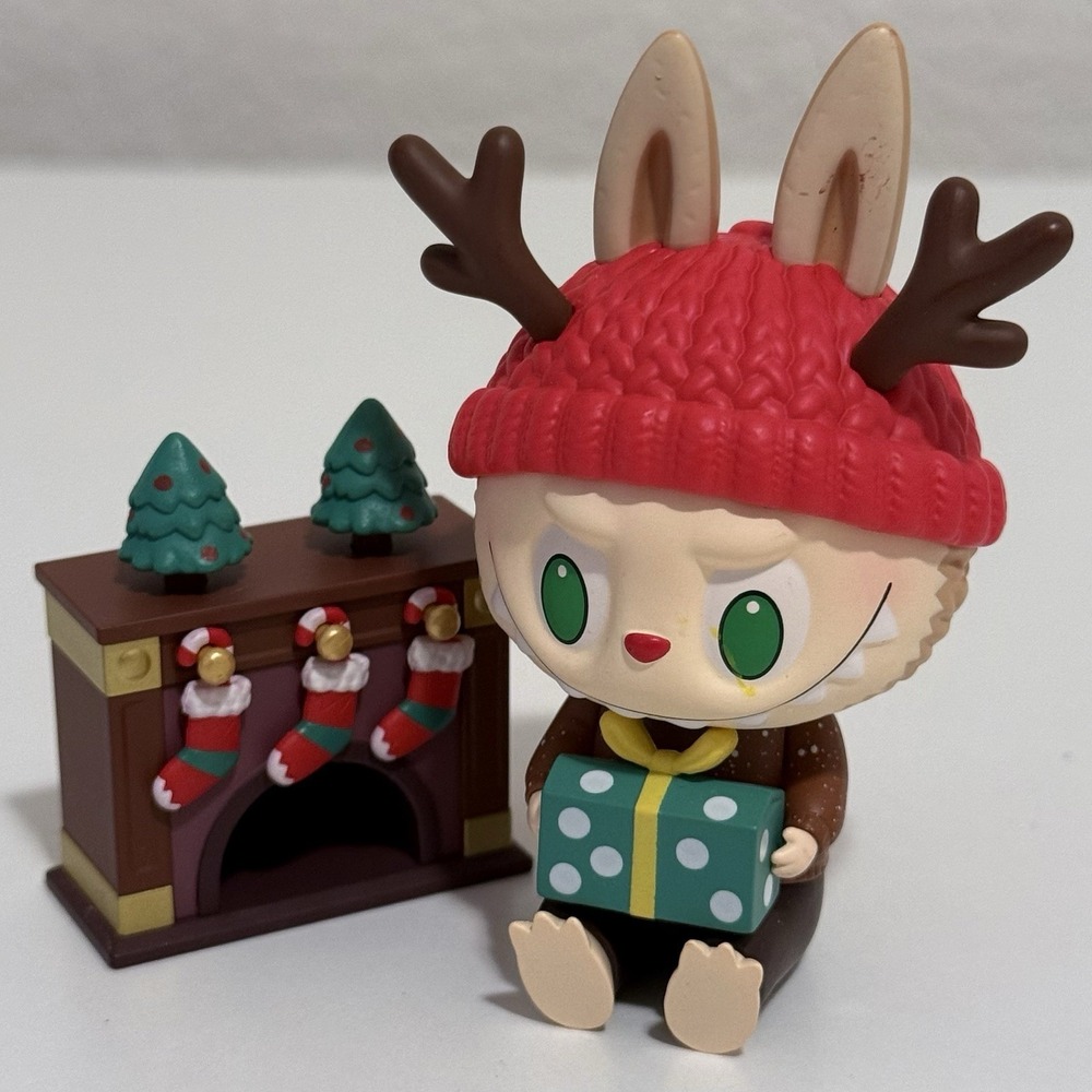 Pop Mart Labubu The Monsters Lets Christmas Together Fireplace Figure